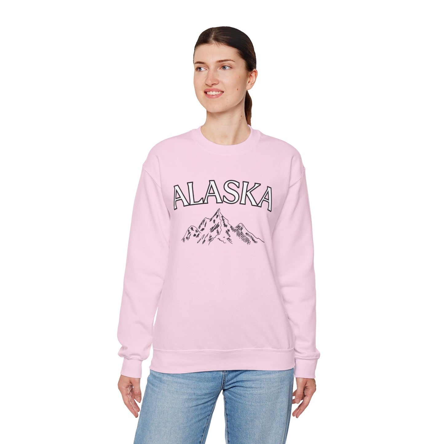 Alaska Sweater Crewneck Sweatshirt, Men Women Jumper Gift, Travel Memorabilia Top, Unisex Winter Pullover, Alaska Cruise Apparel, Souvenir