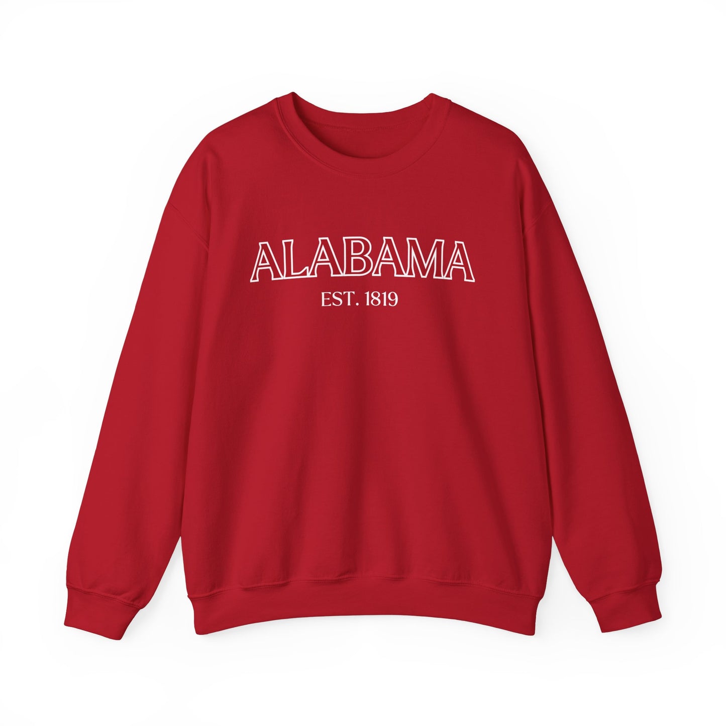 Alabama Souvenir Crewneck Sweatshirt, Comfortable Cool Sweater, Unisex Heavy Blend Pullover, Gift for Alabamians, Game Day Sweater