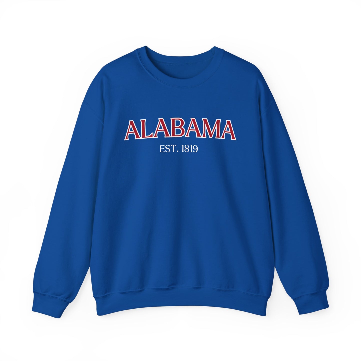 Alabama Souvenir Crewneck Sweatshirt, Comfortable Cool Sweater, Unisex Heavy Blend Pullover, Gift for Alabamians, Game Day Sweater