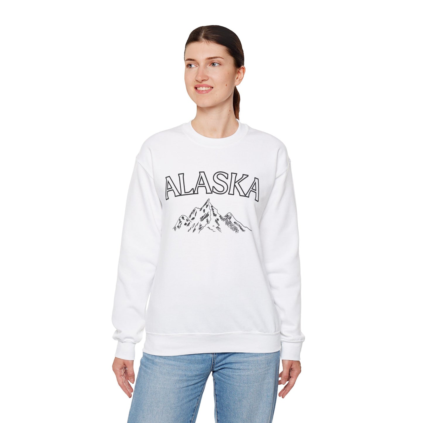 Alaska Sweater Crewneck Sweatshirt, Men Women Jumper Gift, Travel Memorabilia Top, Unisex Winter Pullover, Alaska Cruise Apparel, Souvenir