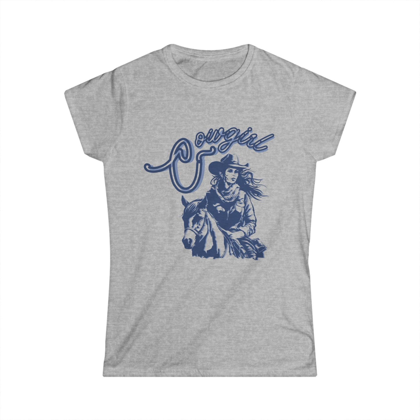 Cowgirl Graphic T-Shirt Women's Softstyle Tee Multiple Colors and Sizes