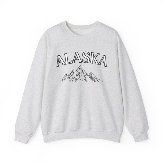 Alaska Sweater Crewneck Sweatshirt, Men Women Jumper Gift, Travel Memorabilia Top, Unisex Winter Pullover, Alaska Cruise Apparel, Souvenir