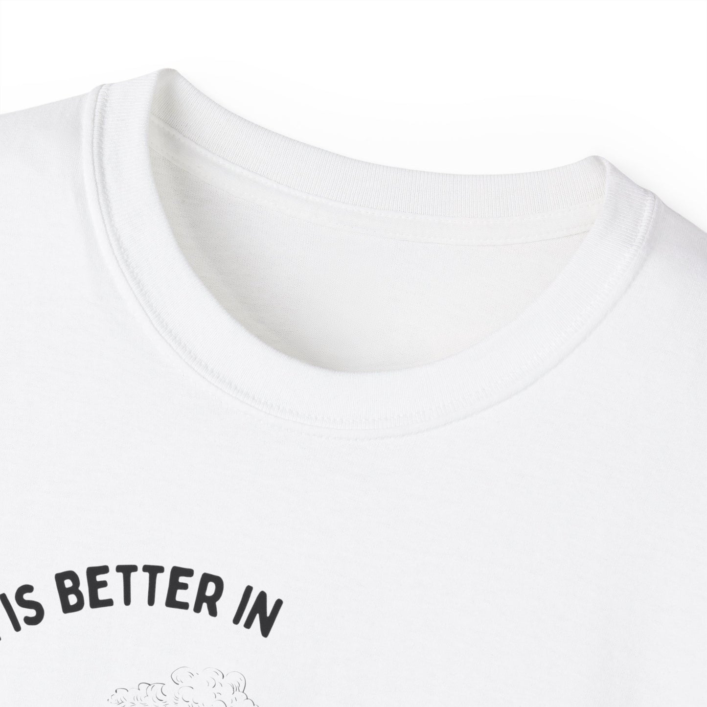 Life is Better in America's Dairyland Wisconsin Midwest Short Sleeve Shirt Unisex Ultra Cotton Tee