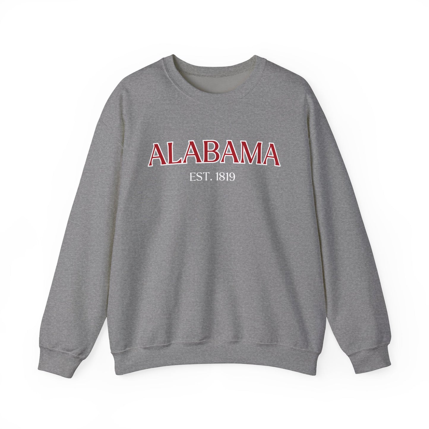 Alabama Souvenir Crewneck Sweatshirt, Comfortable Cool Sweater, Unisex Heavy Blend Pullover, Gift for Alabamians, Game Day Sweater