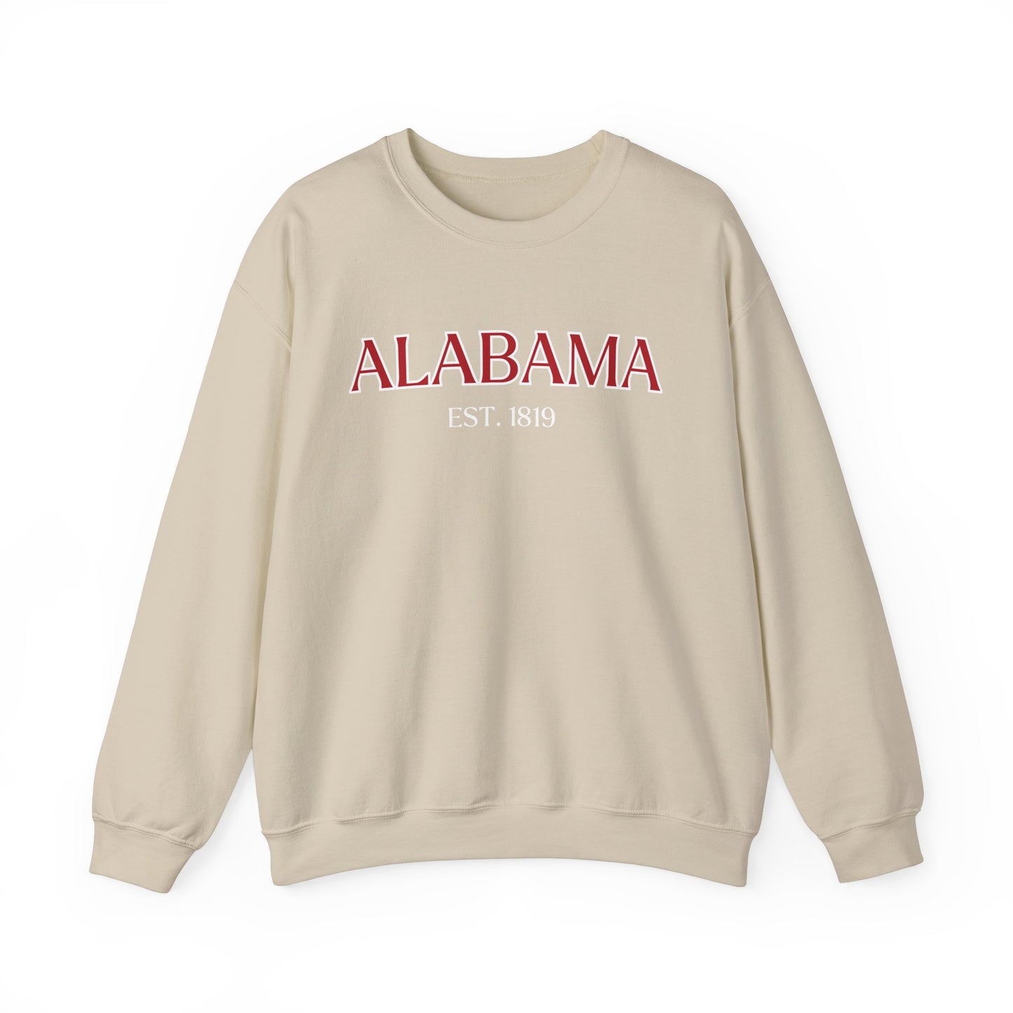 Alabama Souvenir Crewneck Sweatshirt, Comfortable Cool Sweater, Unisex Heavy Blend Pullover, Gift for Alabamians, Game Day Sweater