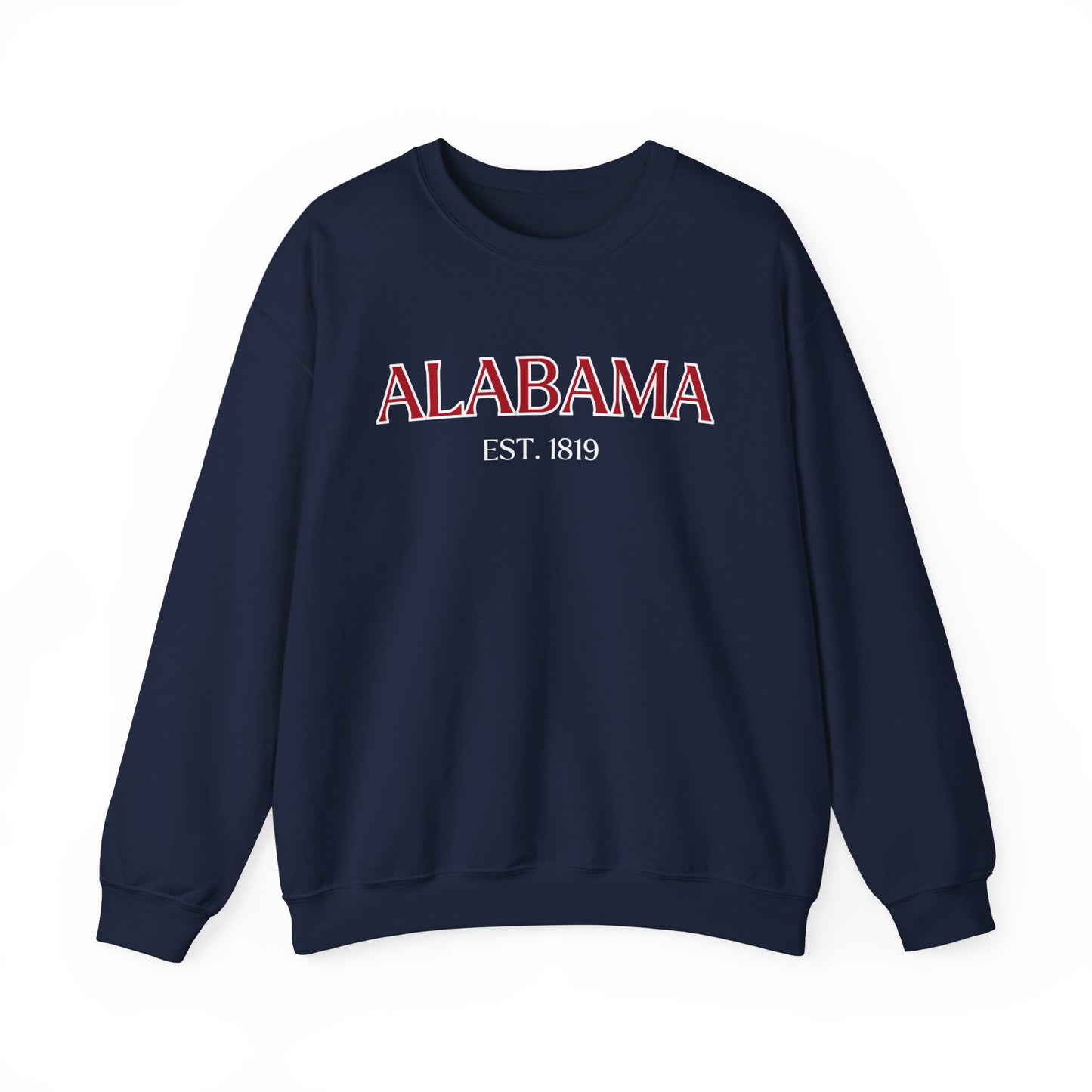 Alabama Souvenir Crewneck Sweatshirt, Comfortable Cool Sweater, Unisex Heavy Blend Pullover, Gift for Alabamians, Game Day Sweater