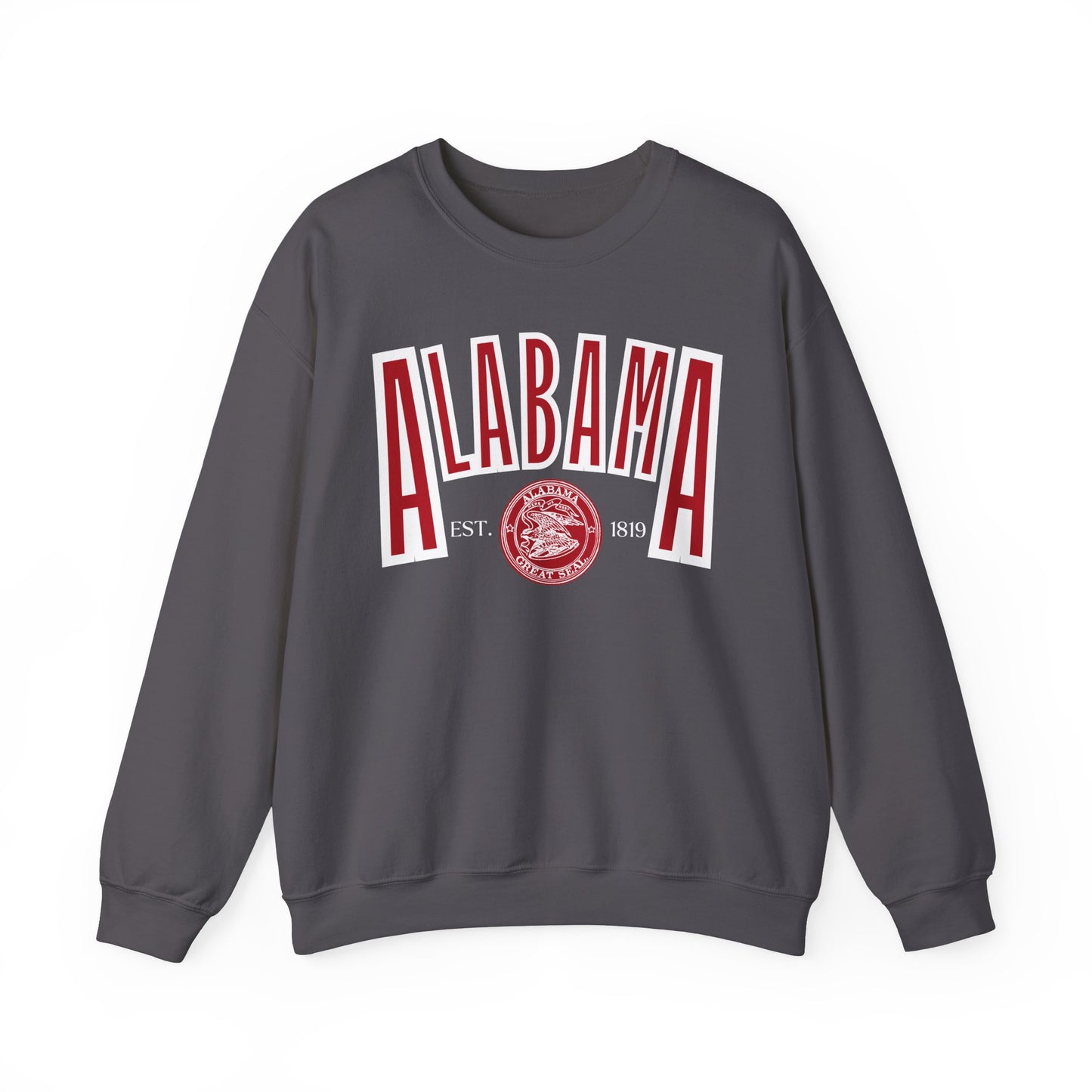 Alabama Souvenir Crewneck Sweatshirt, Comfortable Cool Sweater, Unisex Heavy Blend Pullover, Gift for Alabamians, State Pride Jumper