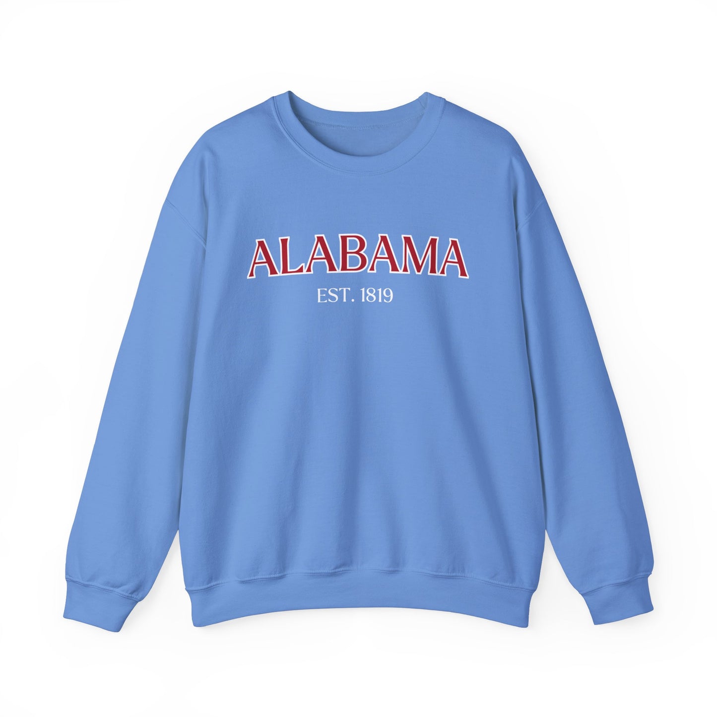 Alabama Souvenir Crewneck Sweatshirt, Comfortable Cool Sweater, Unisex Heavy Blend Pullover, Gift for Alabamians, Game Day Sweater