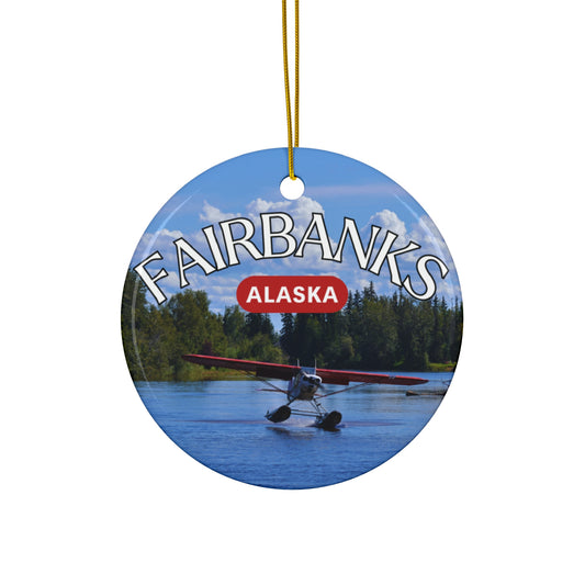 Fairbanks Alaska Ornament, Fairbanks Keepsake, Alaska Souvenir, Fairbanks Alaska Gift, Alaskan Memorabilia, Fairbanks Souvenir
