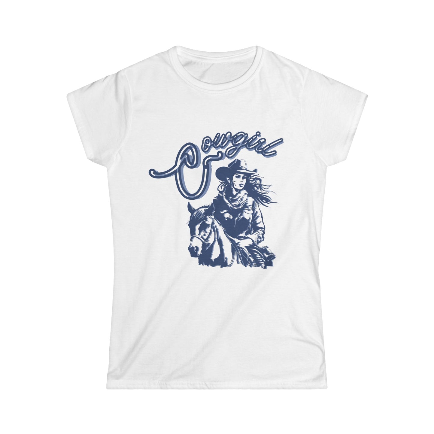 Cowgirl Graphic T-Shirt Women's Softstyle Tee Multiple Colors and Sizes