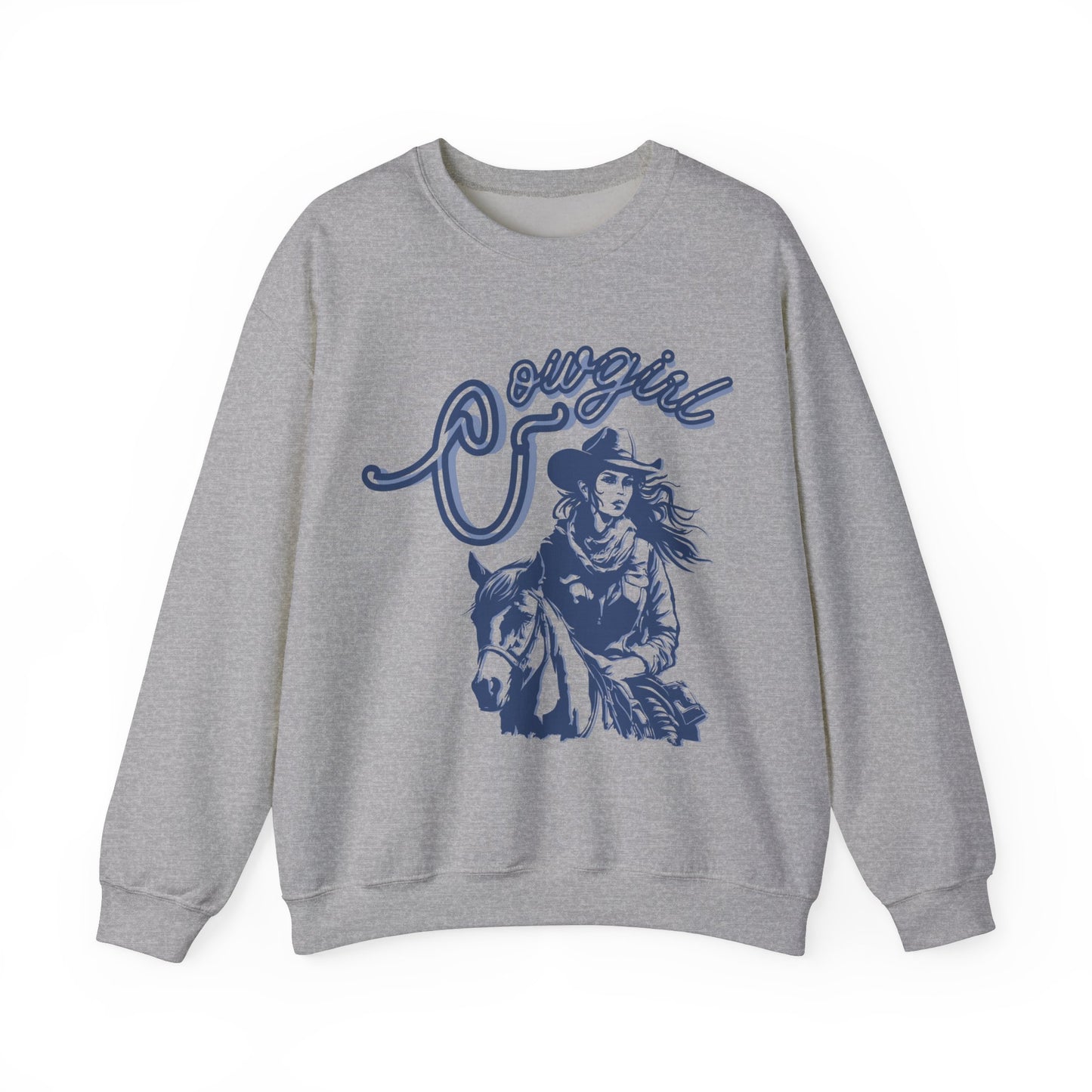 Cowgirl Sweater Unisex Heavy Blend™ Crewneck Sweatshirt Multiple Colors/Sizes